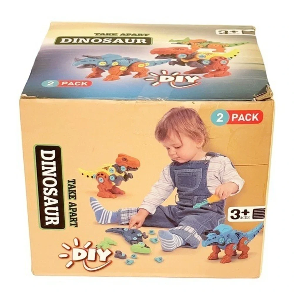 Take Apart Dinosaur Toy 2 Pack Building Toy‎ New in Box NWT Ages 3+